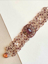 Garnet Tourmaline Bracelet Material Pack+Pattern